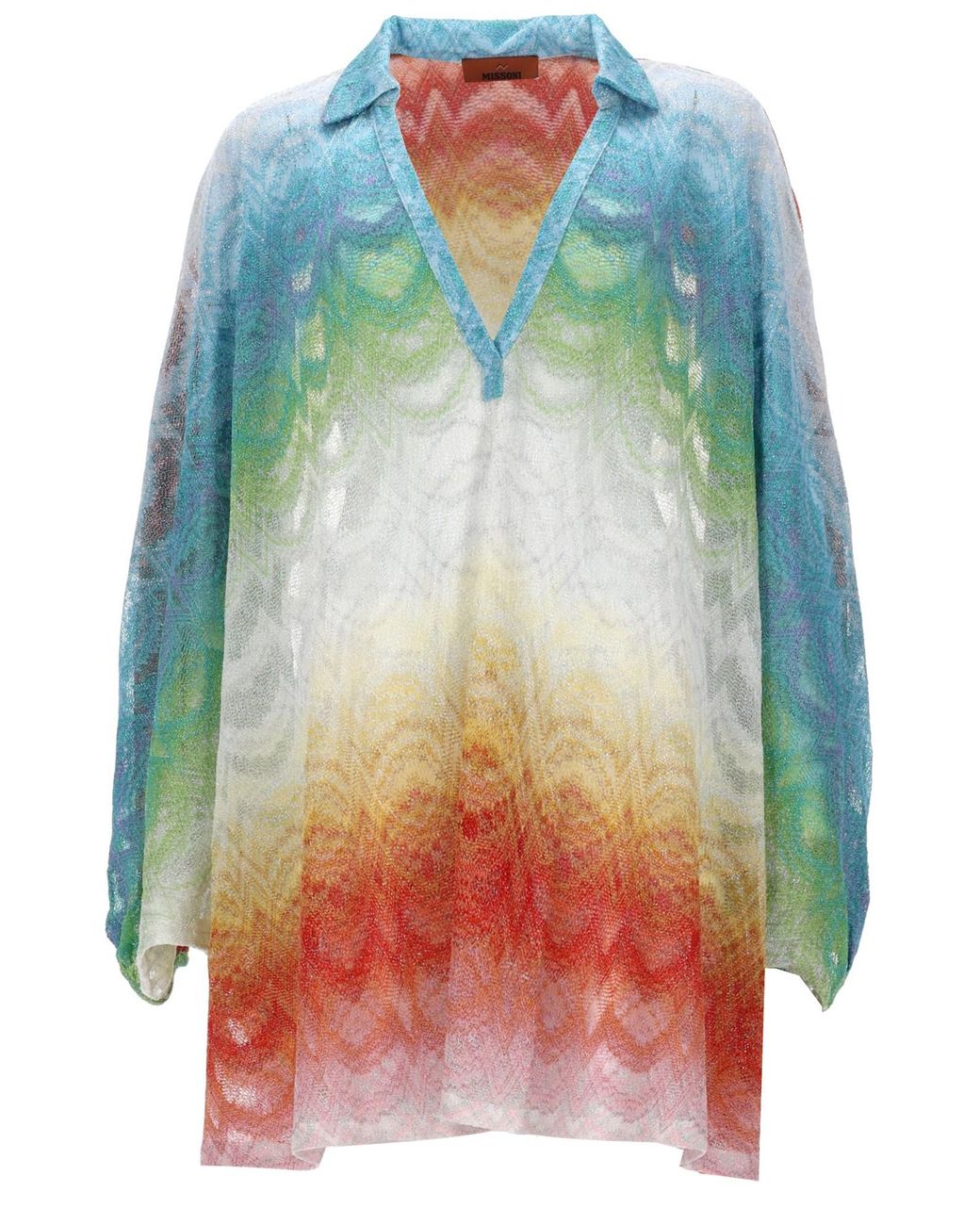 Missoni Blue Caftano Copricostume