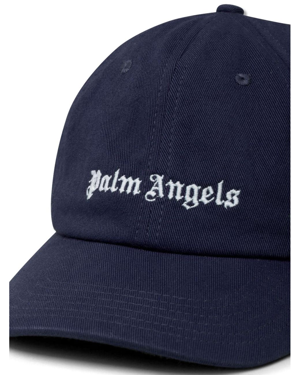 Cappello Con Logo di Palm Angels in Blue