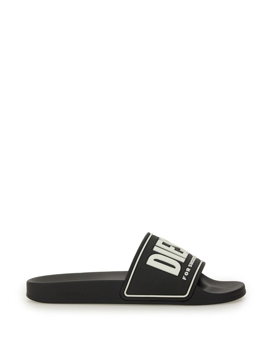 DIESEL Black Slide Sandal Mayemi for men