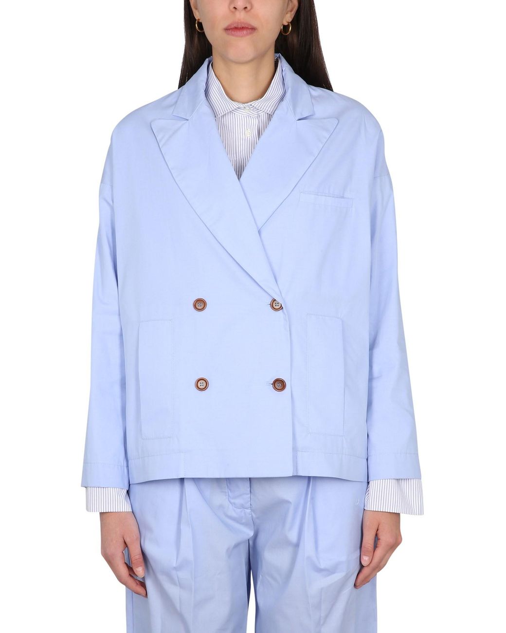 Jejia Blue Cotton Charlotte Jacket