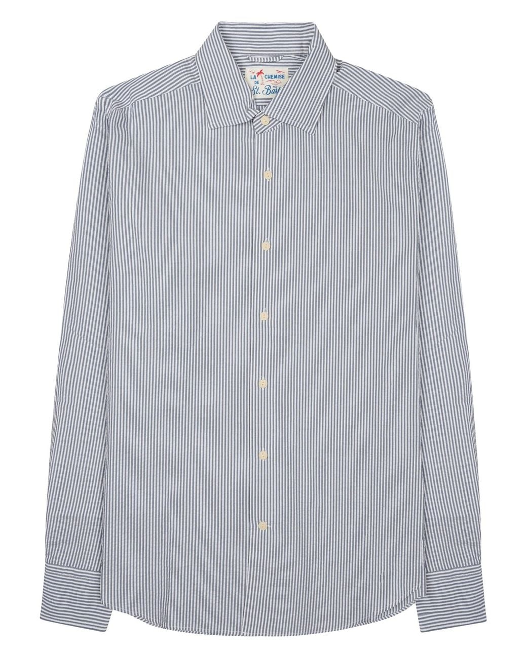Mc2 Saint Barth Gray Camicia "Pamplona" for men
