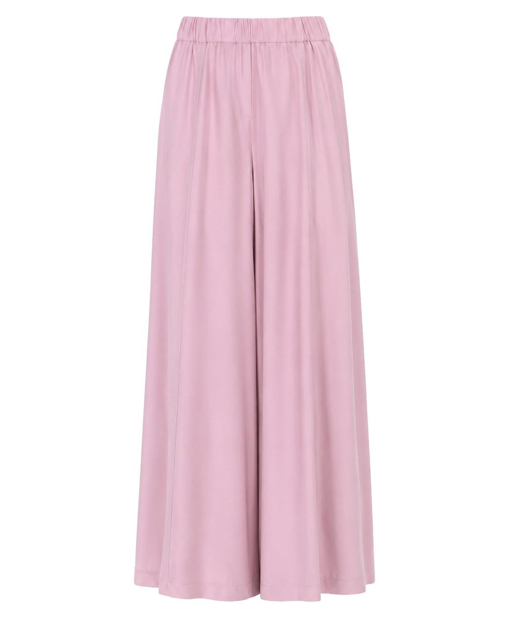 Nude Pink Pantalone A Gamba Ampia