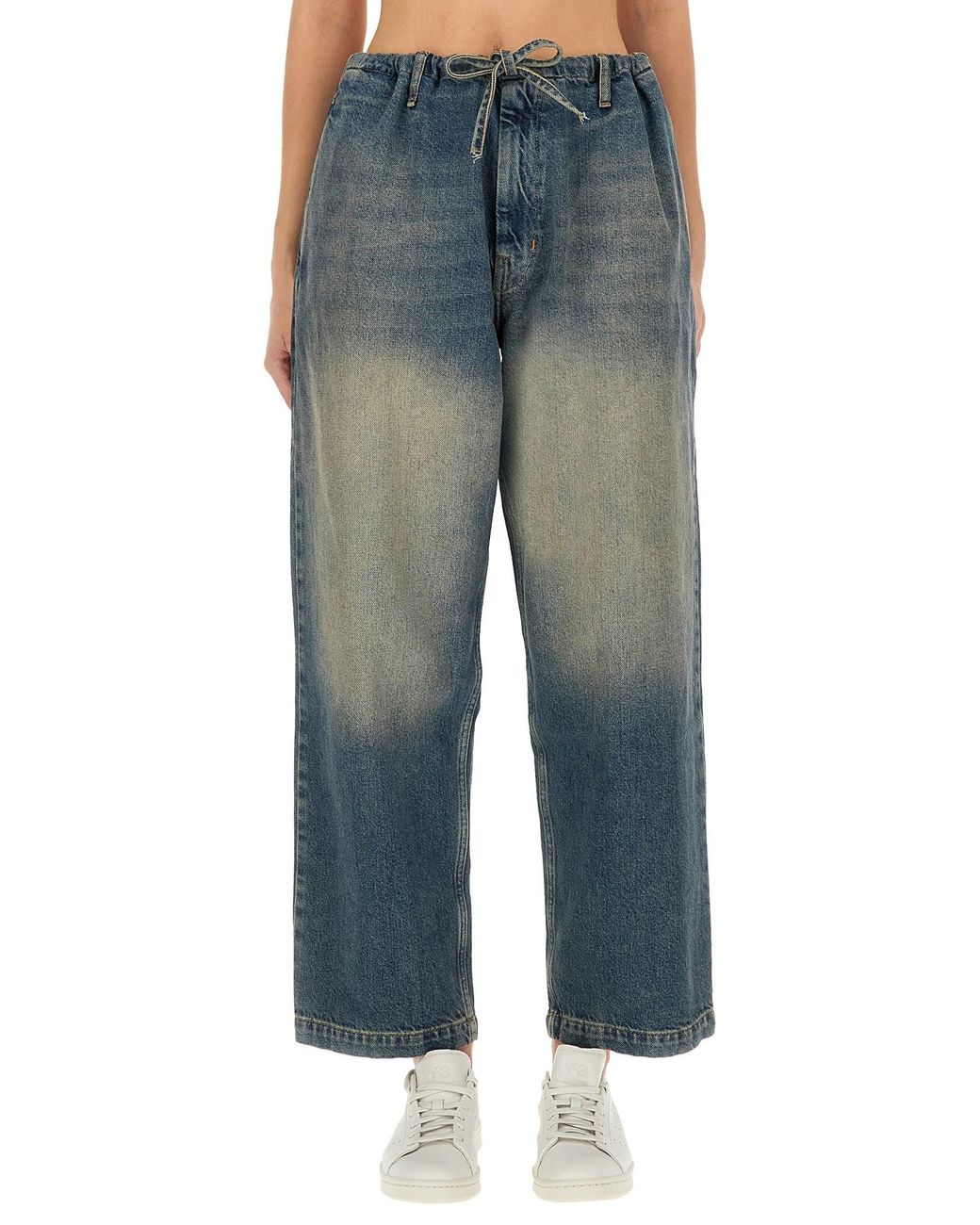 Moschino Blue Cotton Denim Pants