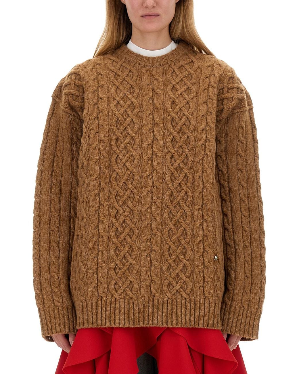 Moschino Brown Oversize Fit Jersey