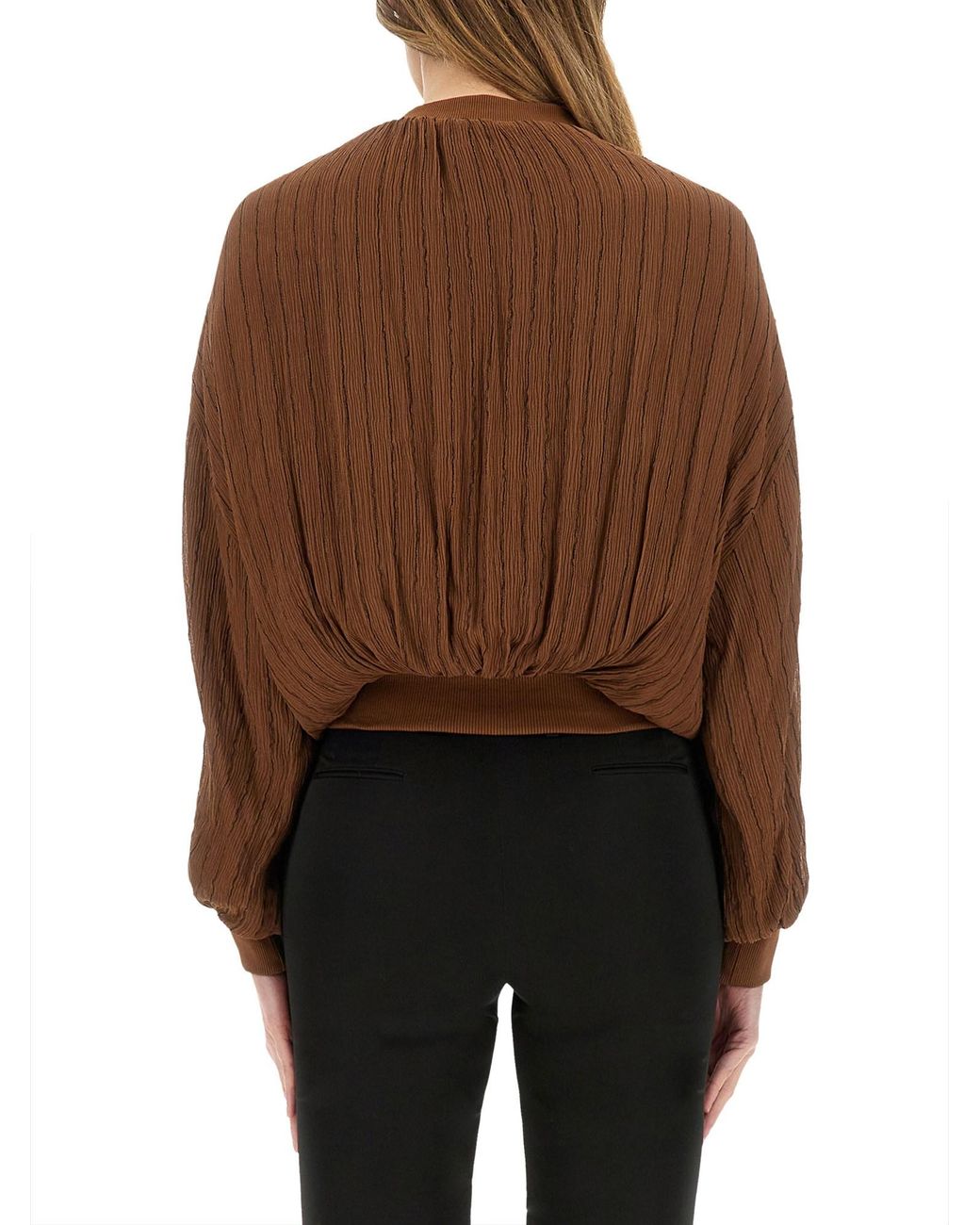Giacca Bomber di Alysi in Brown