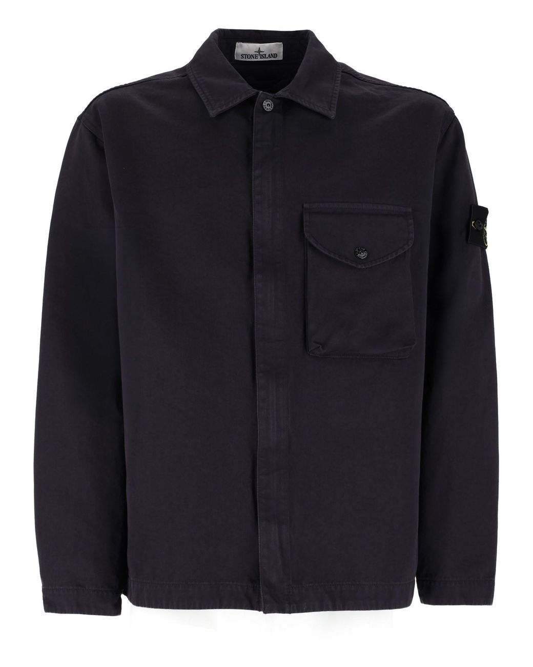 Stone Island Blue Overshirt for men