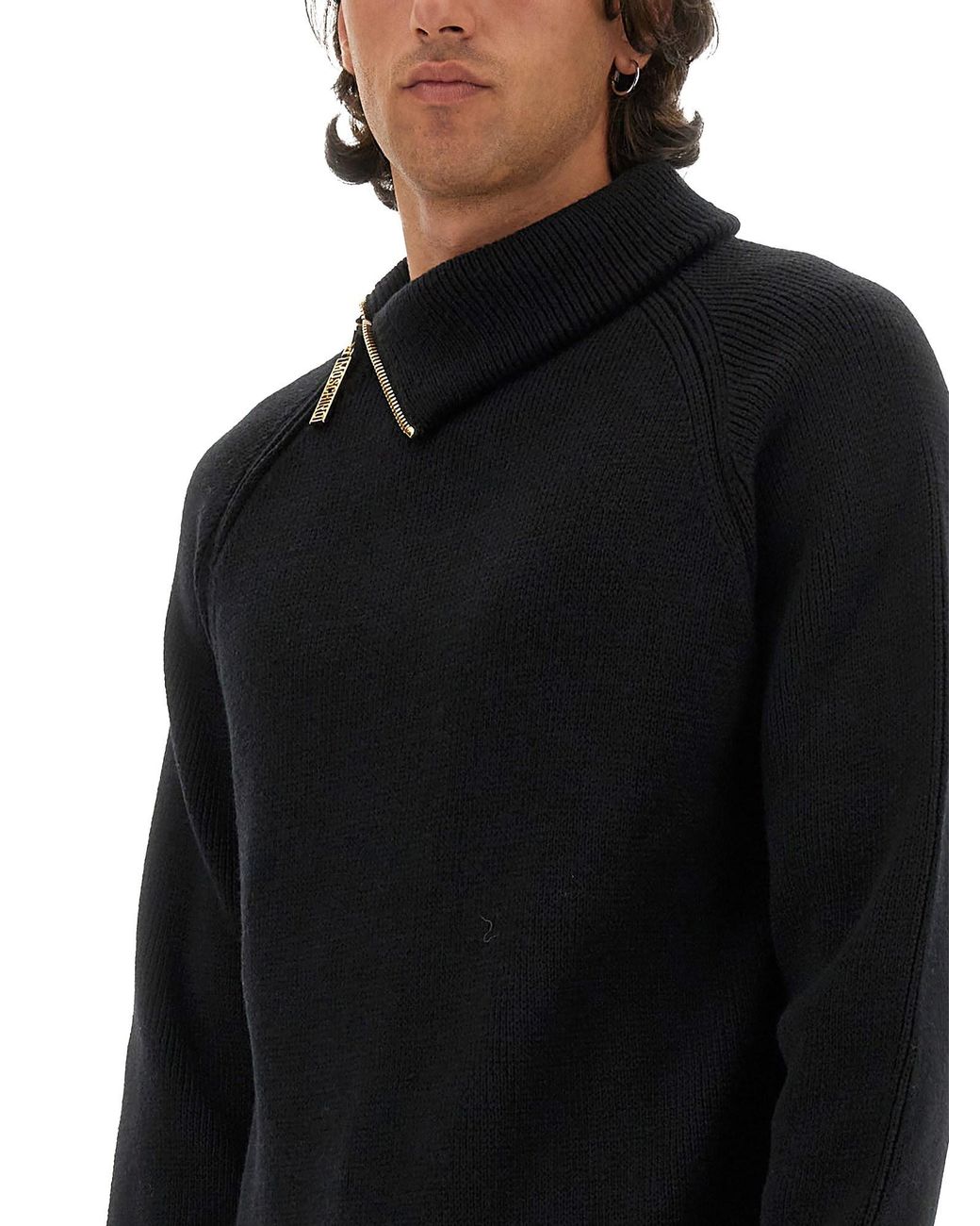 Pullover di Moschino in Black da Uomo