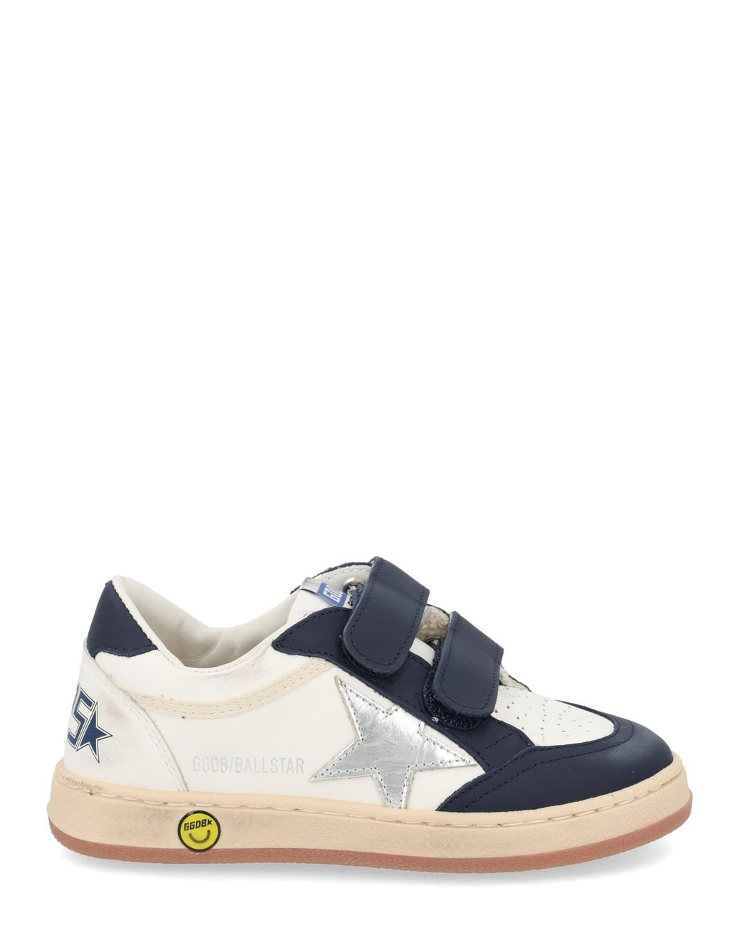 Golden Goose Deluxe Brand Blue Sneakers Ball Star Con Chiusura A Strappo