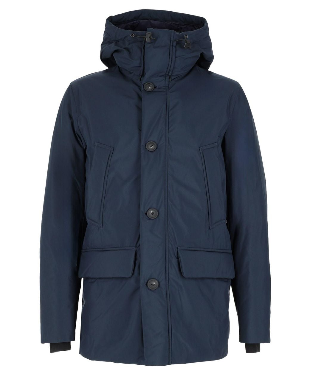Woolrich Blue Parka "Cloud" Imbottito for men