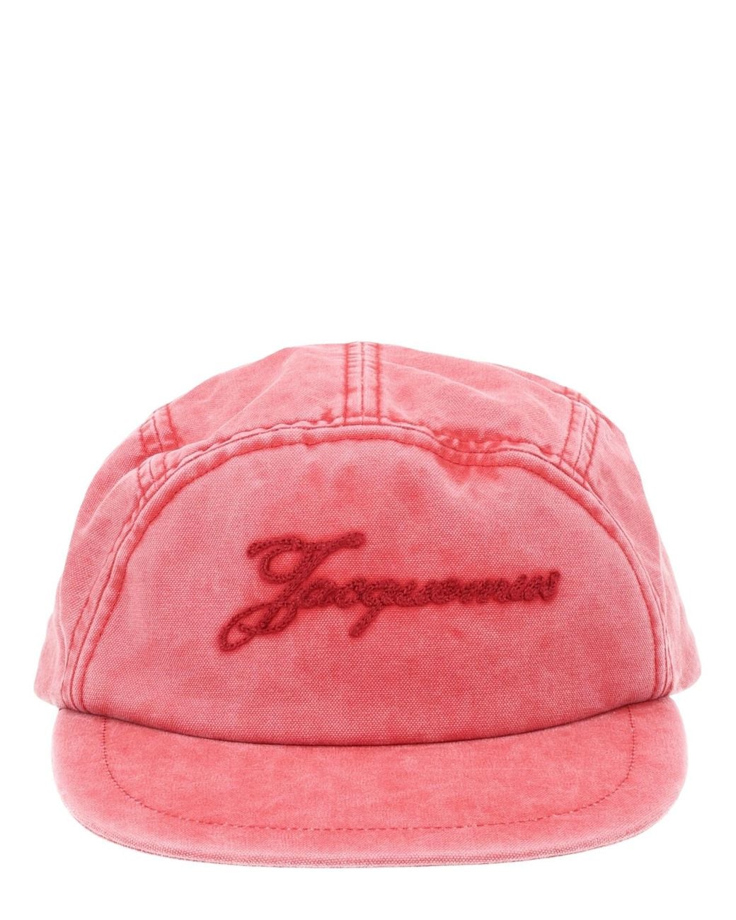Jacquemus Pink Logo Baseball Cap