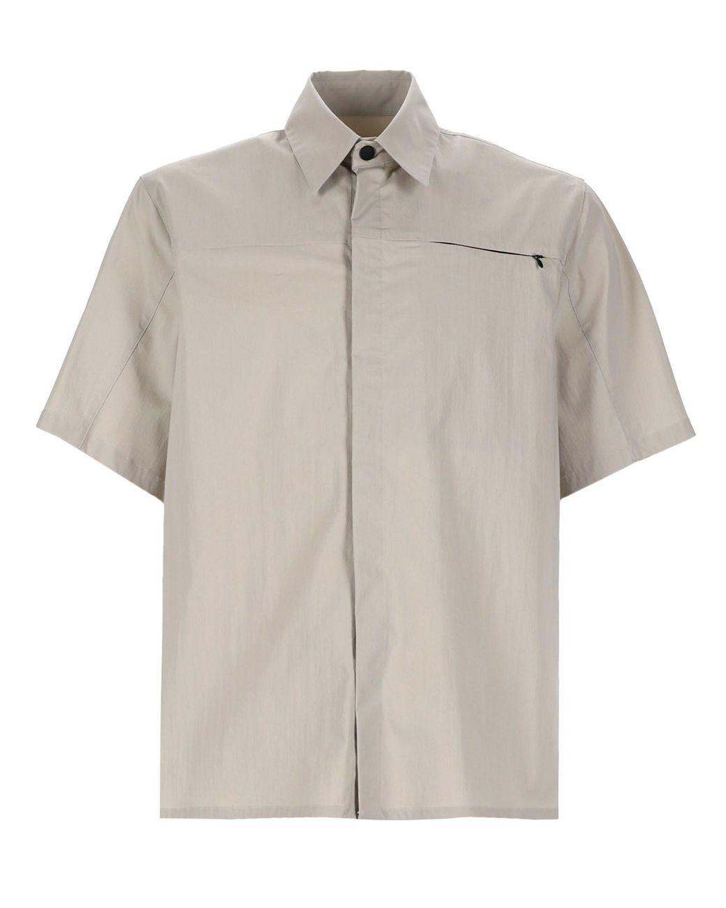 MSGM White Regular Solid Shirt for men