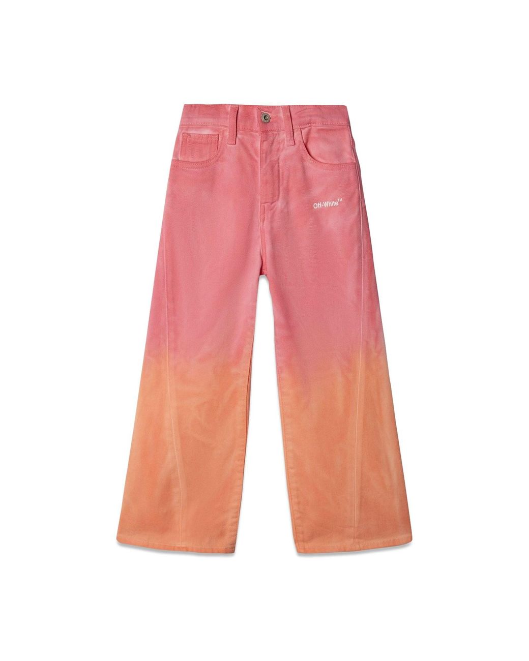 Off-White c/o Virgil Abloh Pink Wide Leg Pant