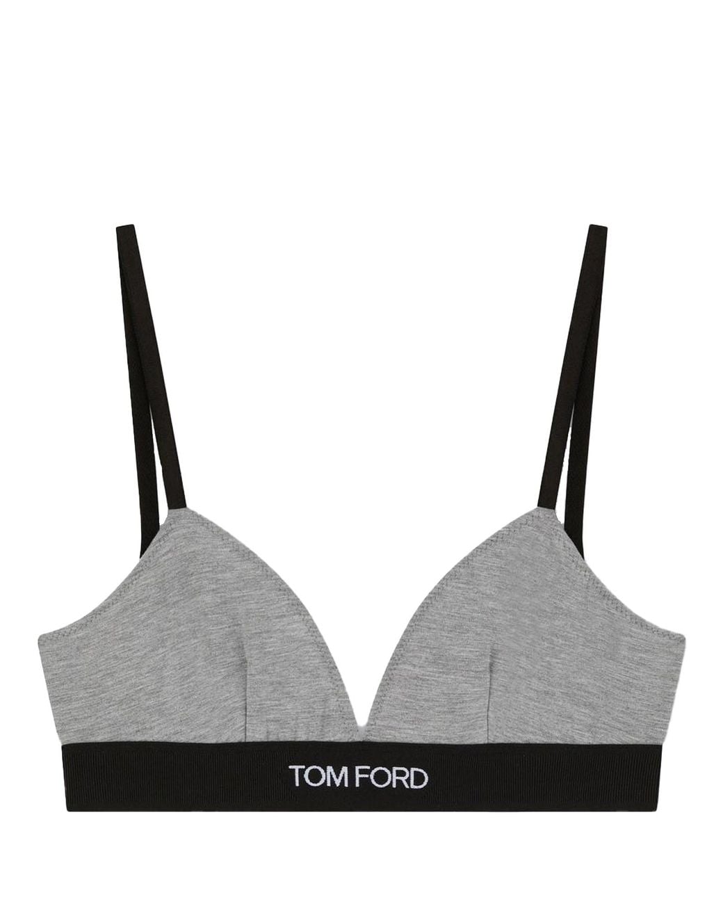 Tom Ford Black Bra With Logo