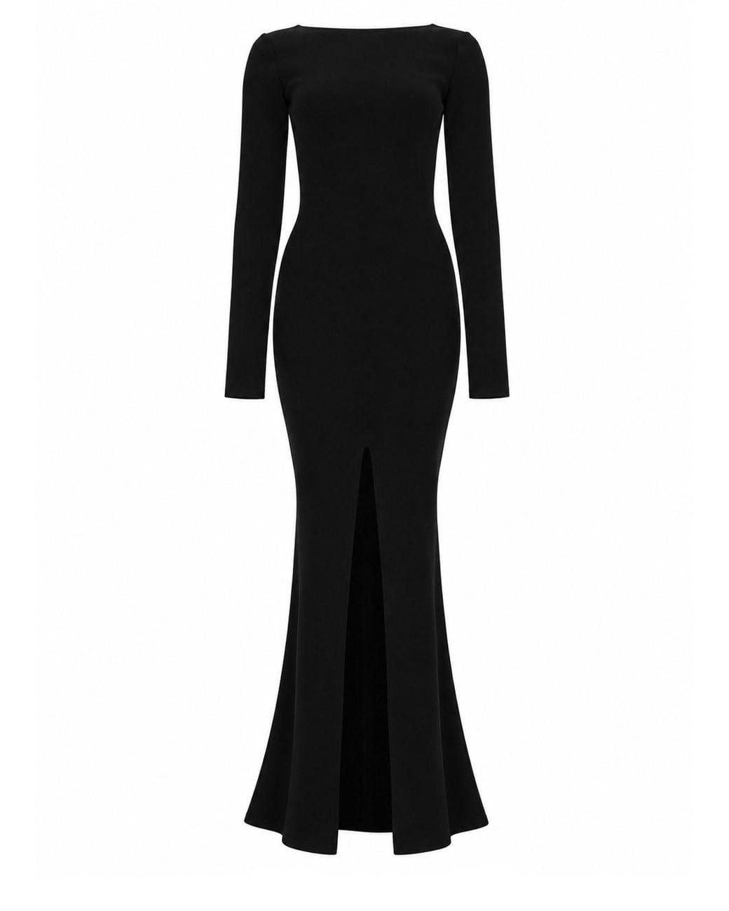 Rick Owens Black Abito Lungo Attillato