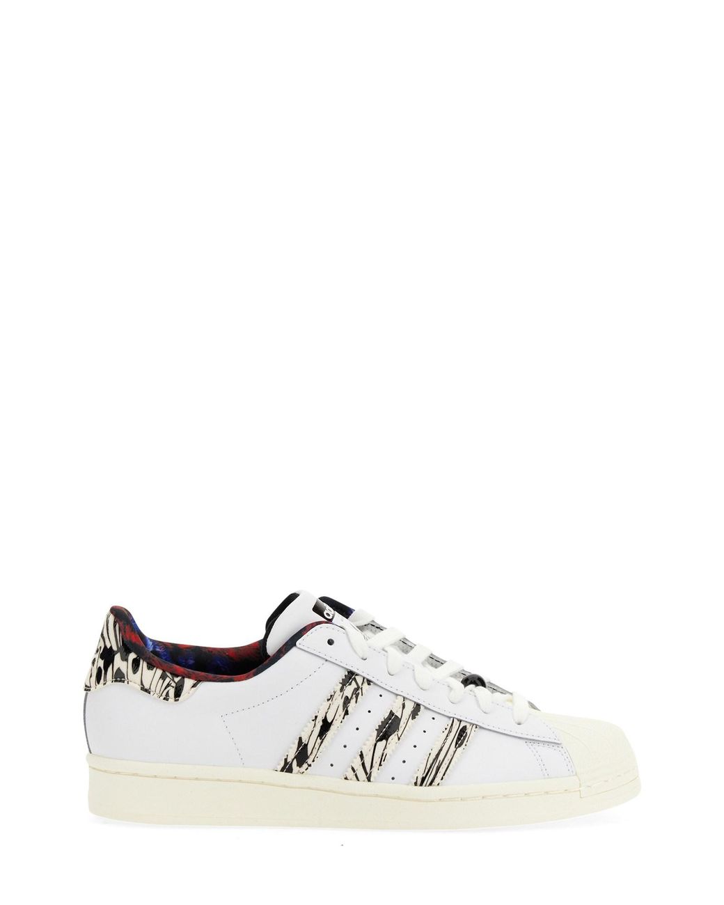 Adidas White Superstar Leather Sneaker