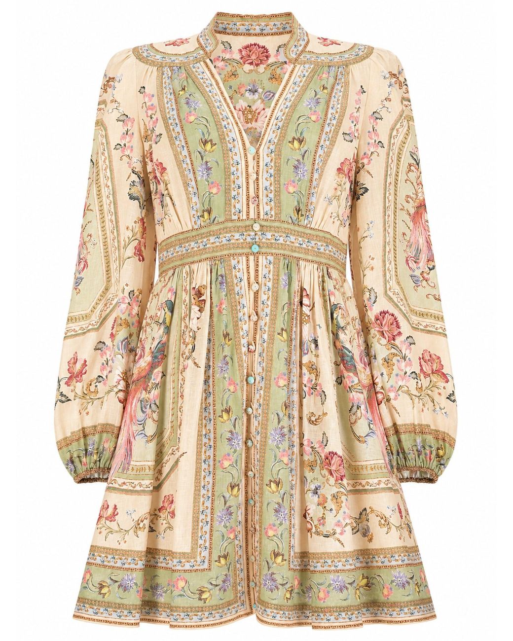 Zimmermann Natural 100% Linen Dress