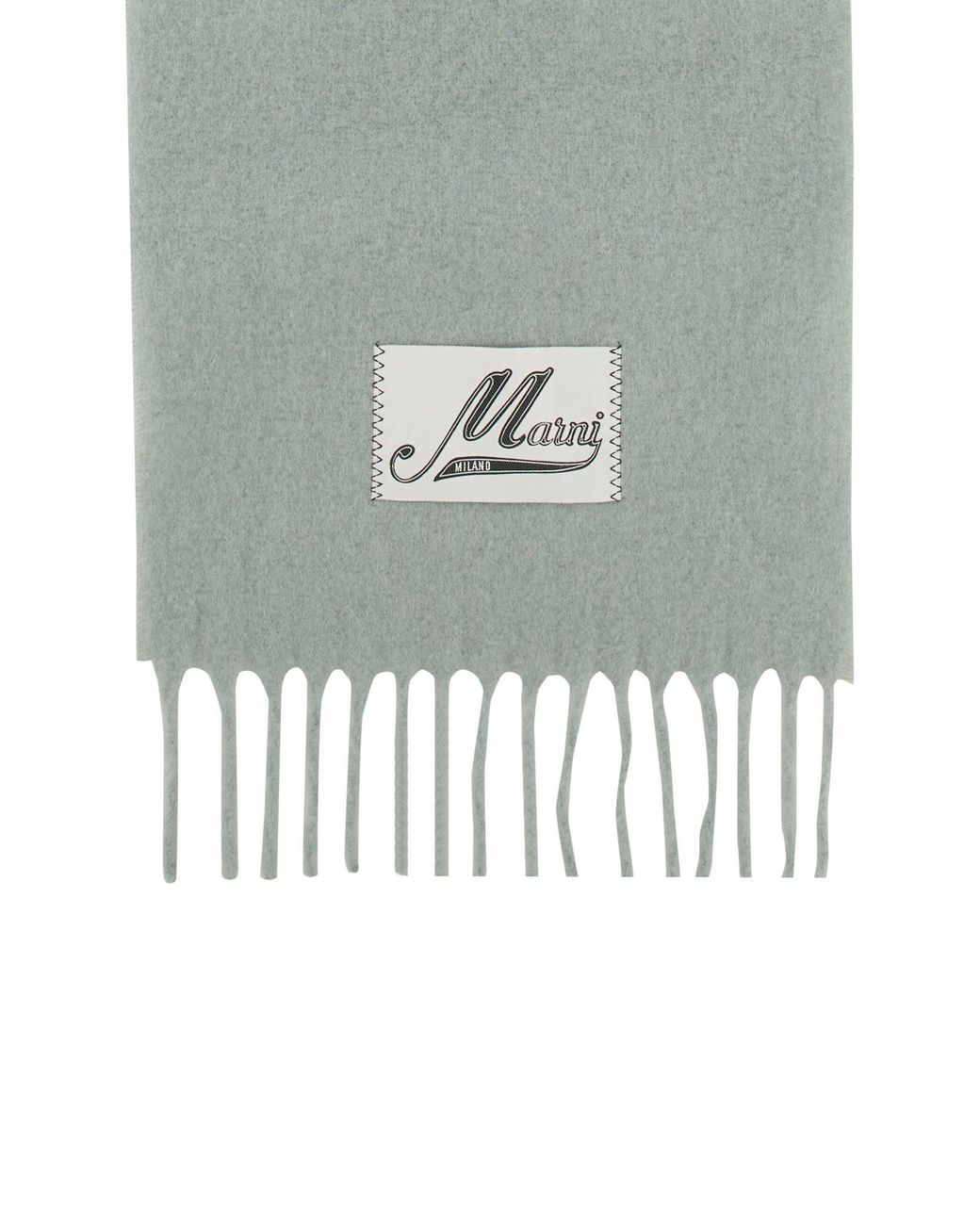 Sciarpa Con Logo di Marni in Green