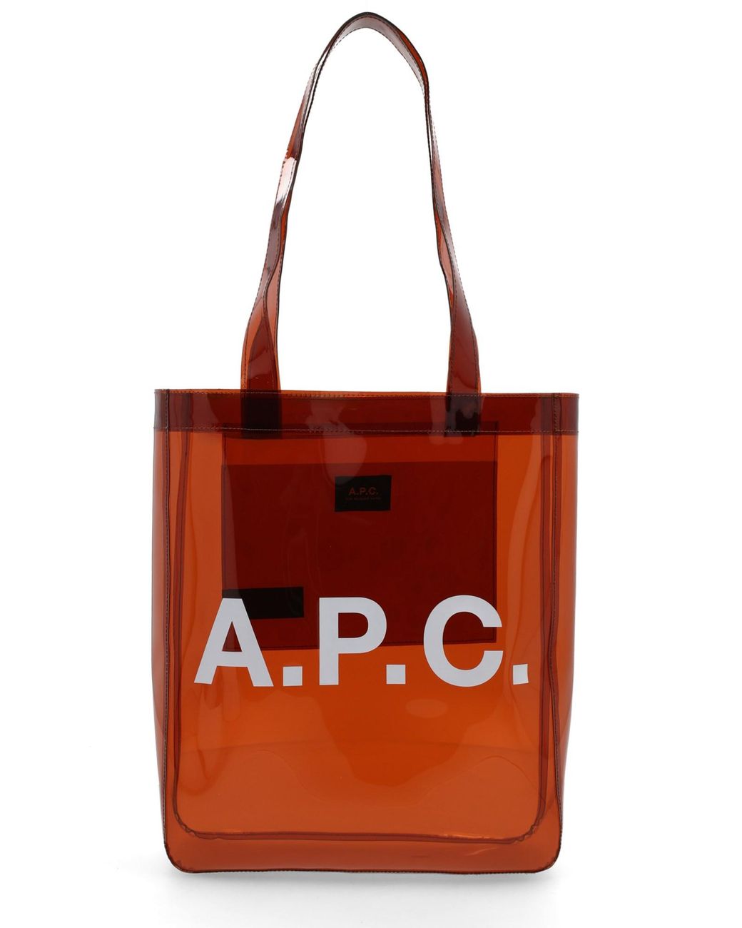 A.P.C. Red "Lou" Tote Bag