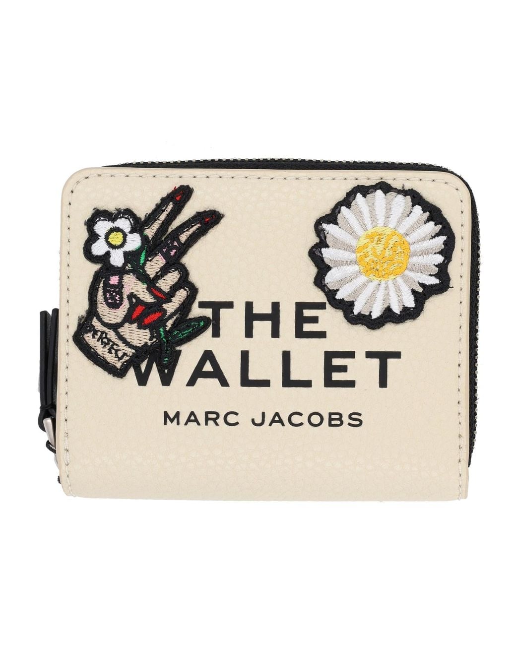 Marc Jacobs Black Portafoglio Mini "Camp Patchwork"