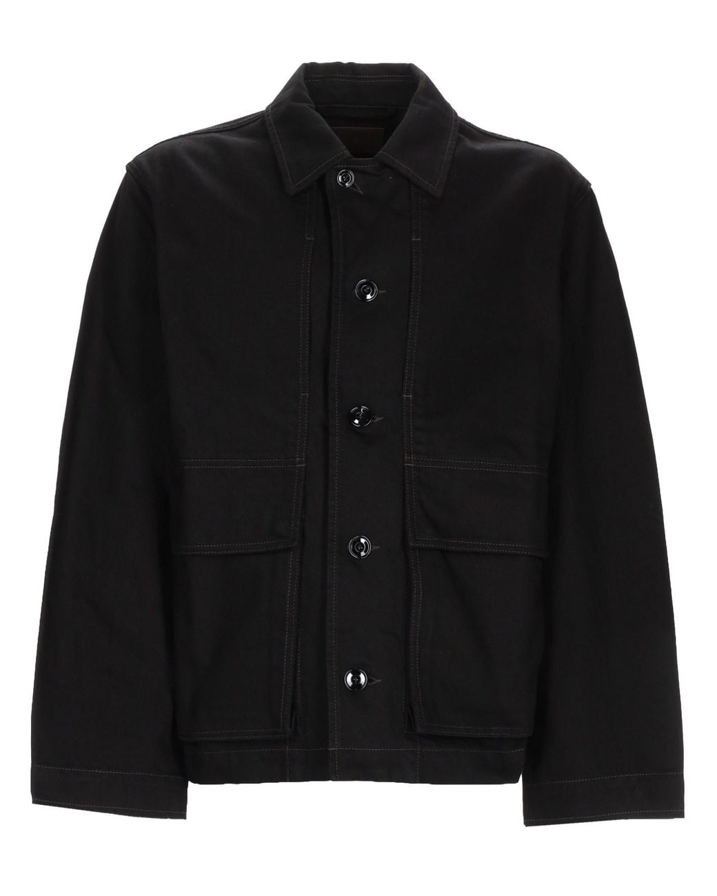 Lemaire Black Boxy Jacket for men