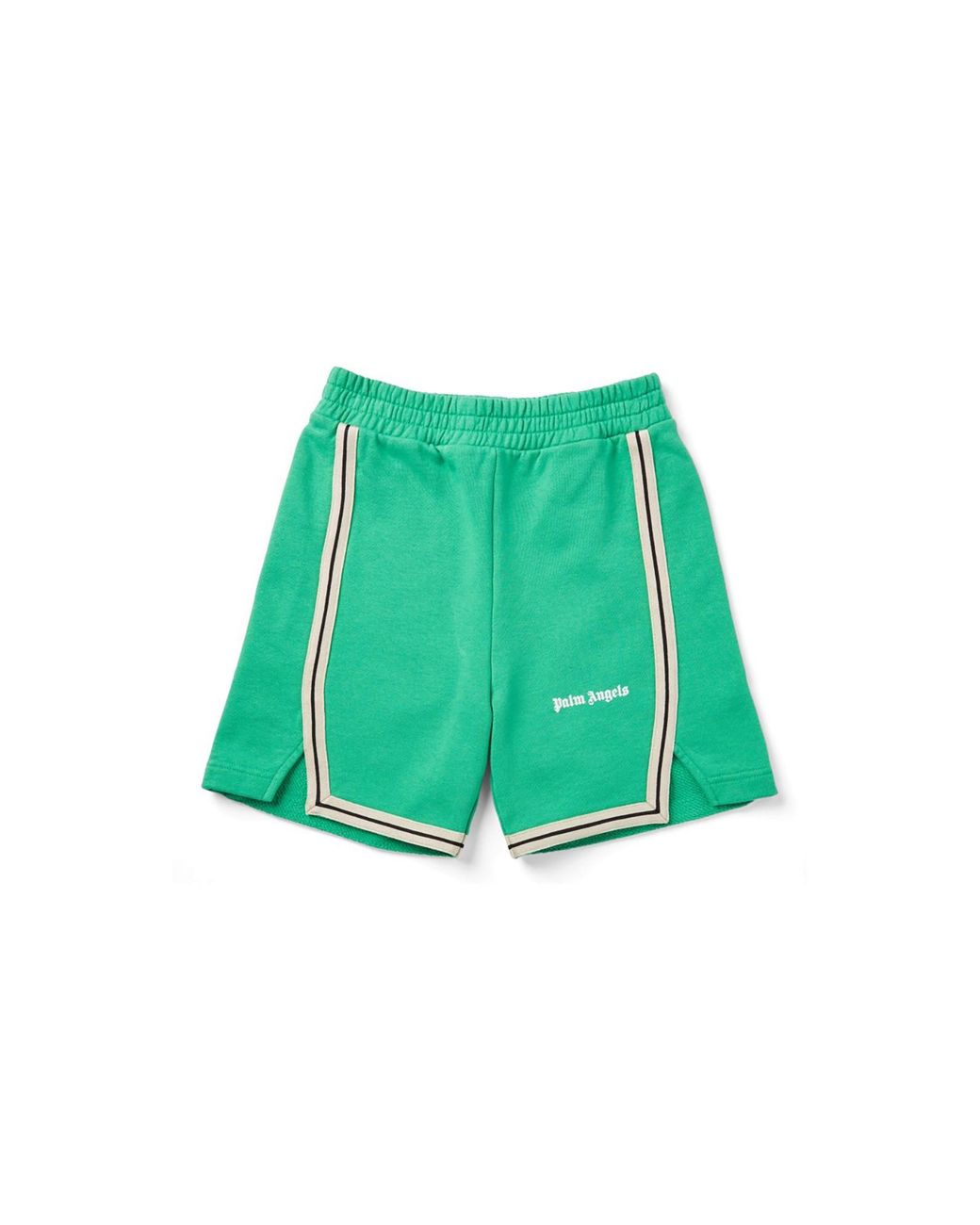 Palm Angels Green Patracksweatshort