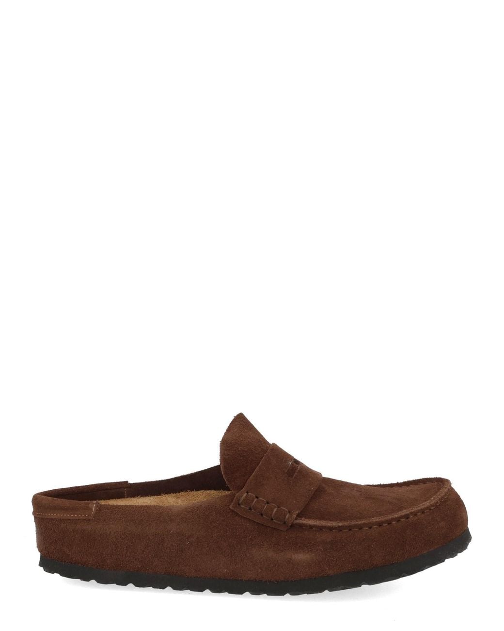 Birkenstock Brown Mocassino Mule "Naples Wrapped"