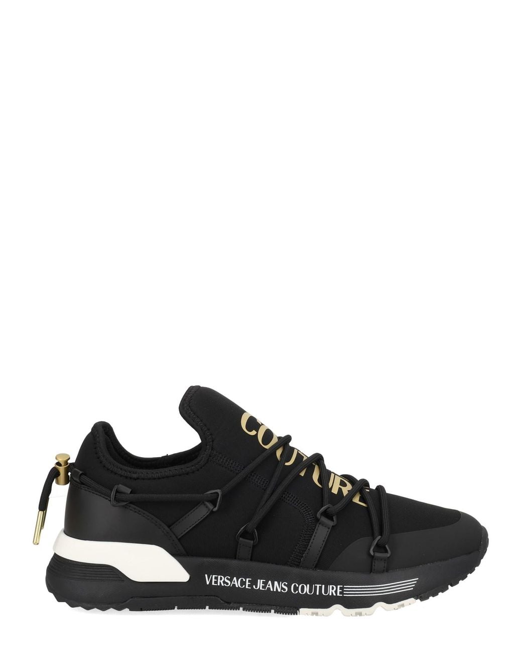 Versace Jeans Couture Black Sneaker "Dynamic" Con Logo for men