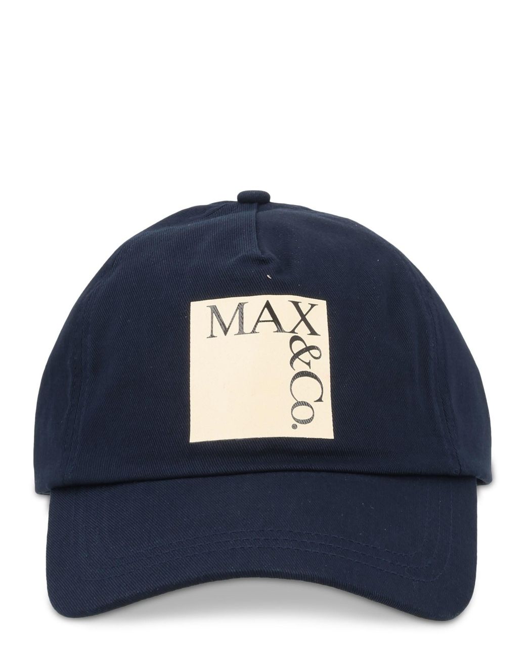 MAX&Co. Blue Cappello Da Baseball Con Logo