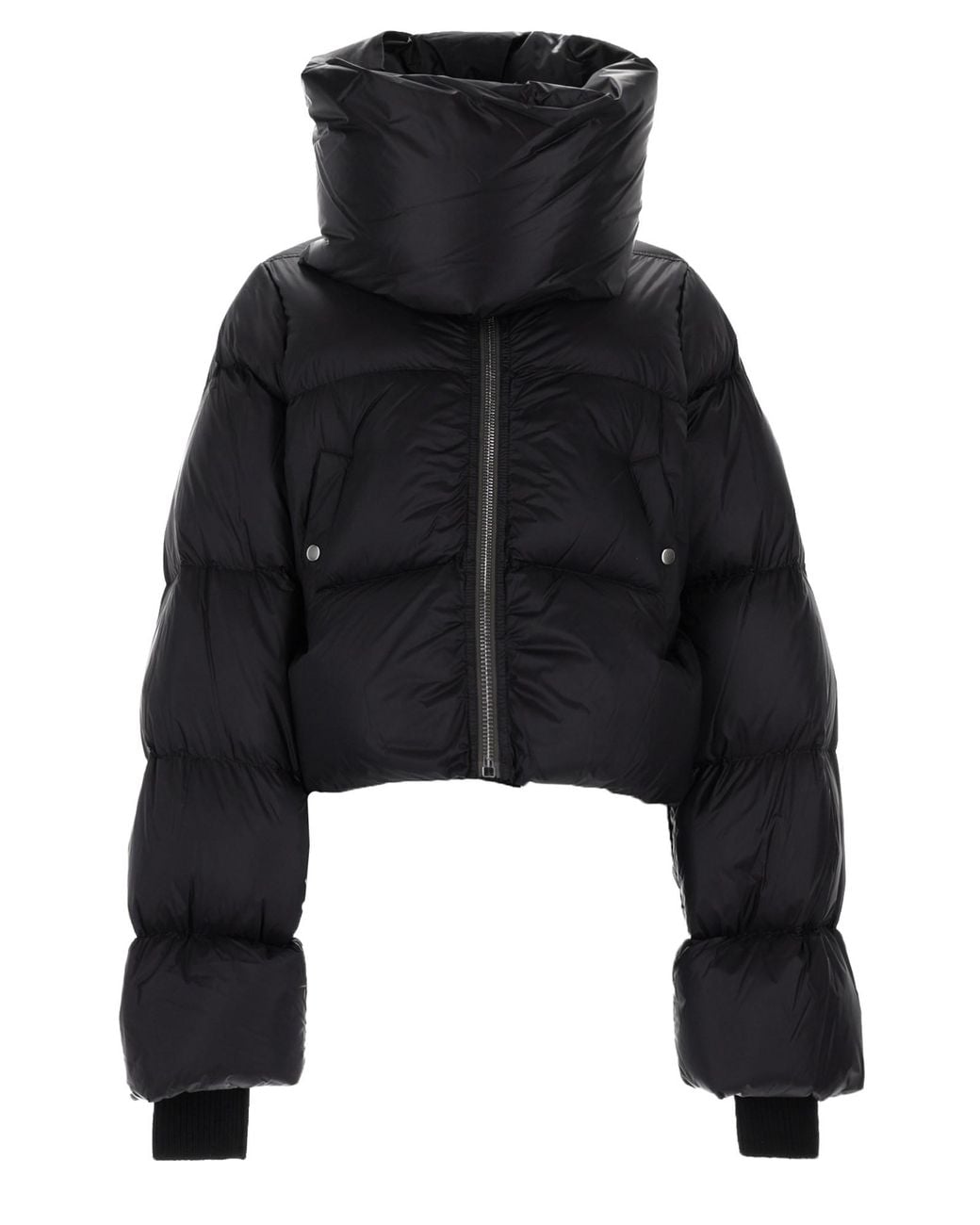 Rick Owens Black Piumino "Funnel Neck"