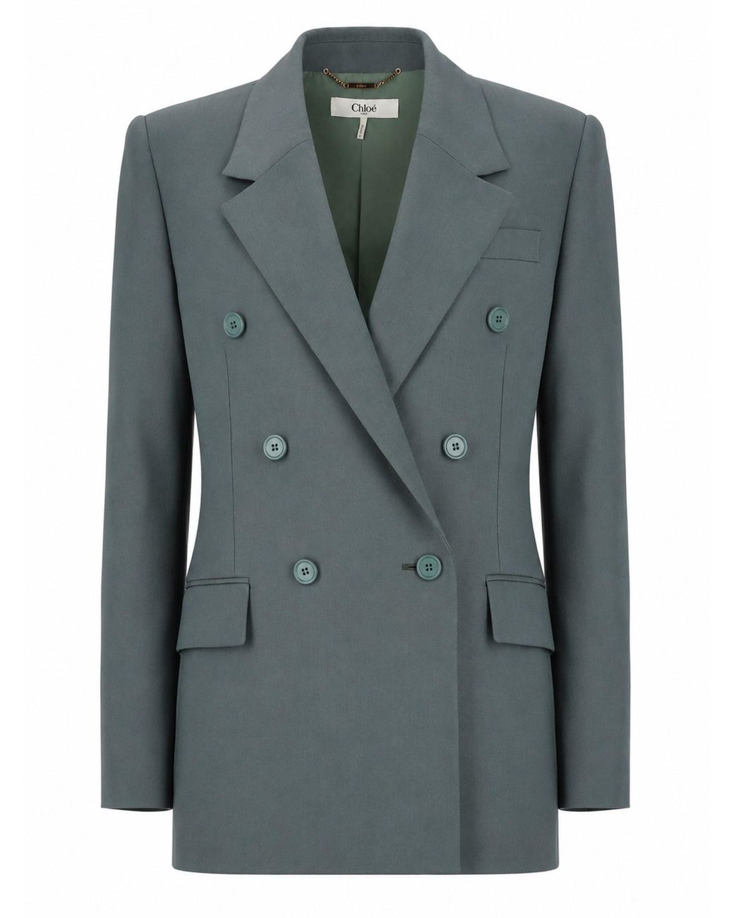 Chloé Multicolor Giacca Sartoriale Doppiopetto