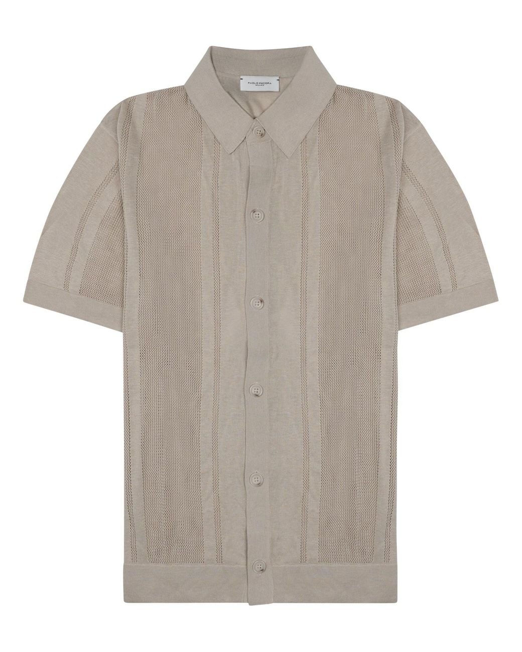 Paolo Pecora Gray Camicia for men