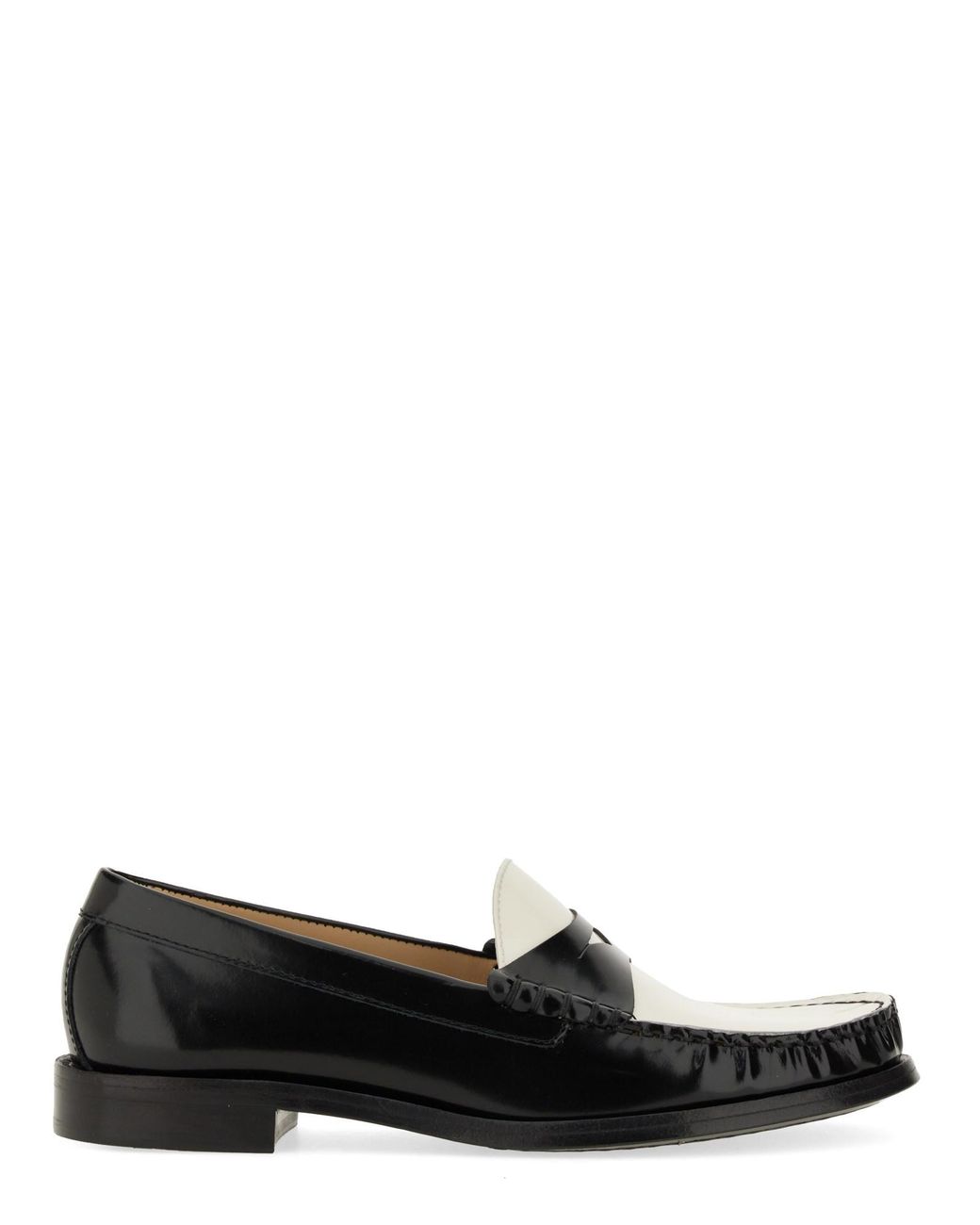 Stuart Weitzman Black Elegant Leather Loafers For