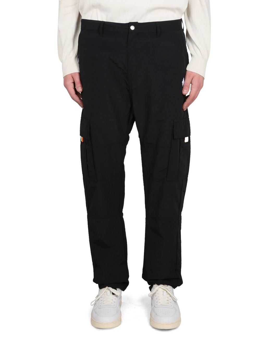Marcelo Burlon Black Cargo Cross Pants for men