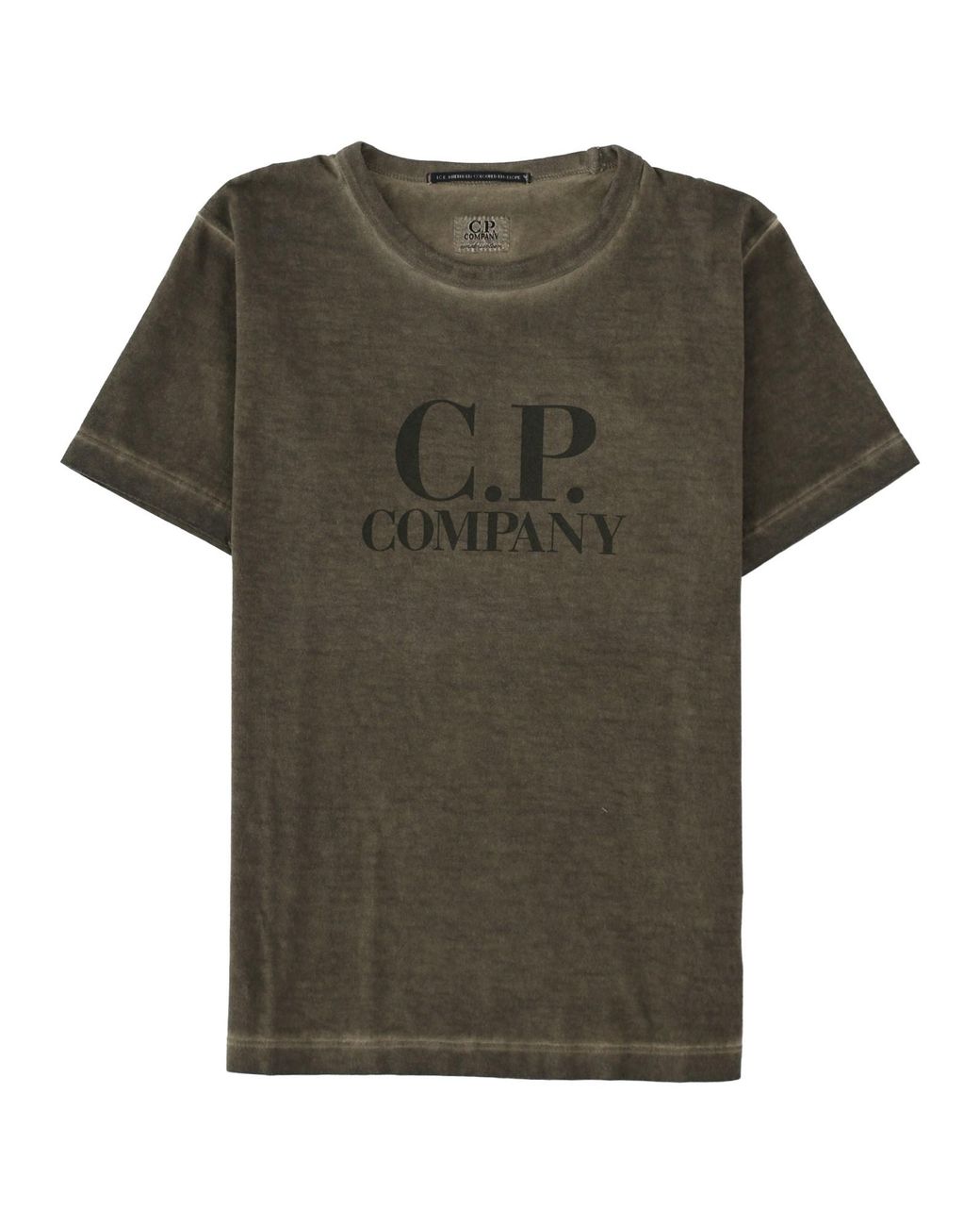 C P Company Green C. P. Company T. Shirts Short Sleeve