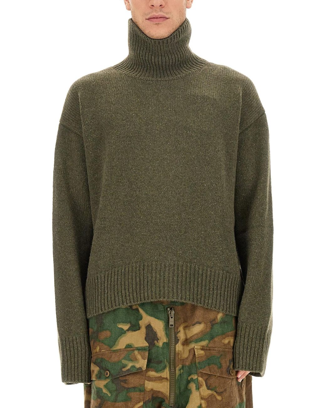 Givenchy Green Oversize Shirt for men