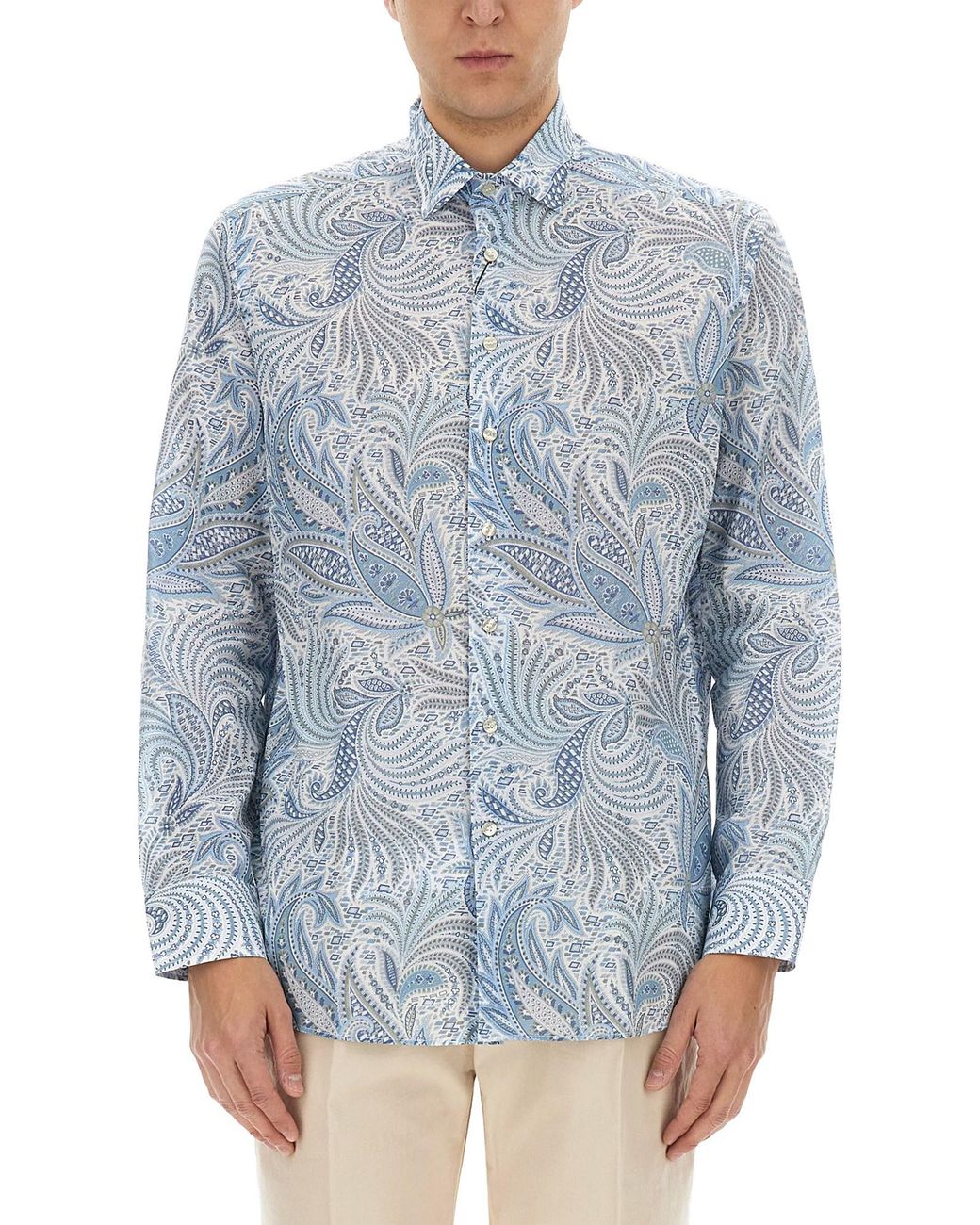 Camicia di Etro in Blue da Uomo