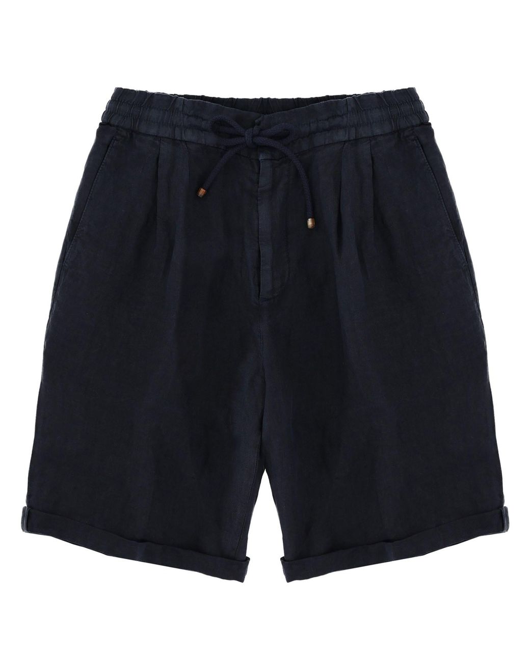 Brunello Cucinelli Blue Bermuda With Elastic for men