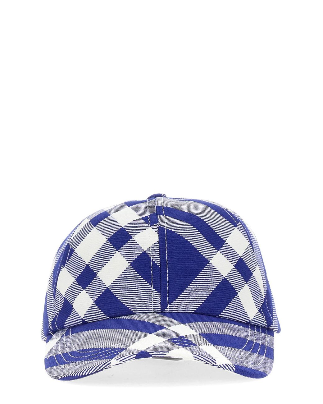Baseball Cap With Tartan Pattern-Donna di Burberry in Purple