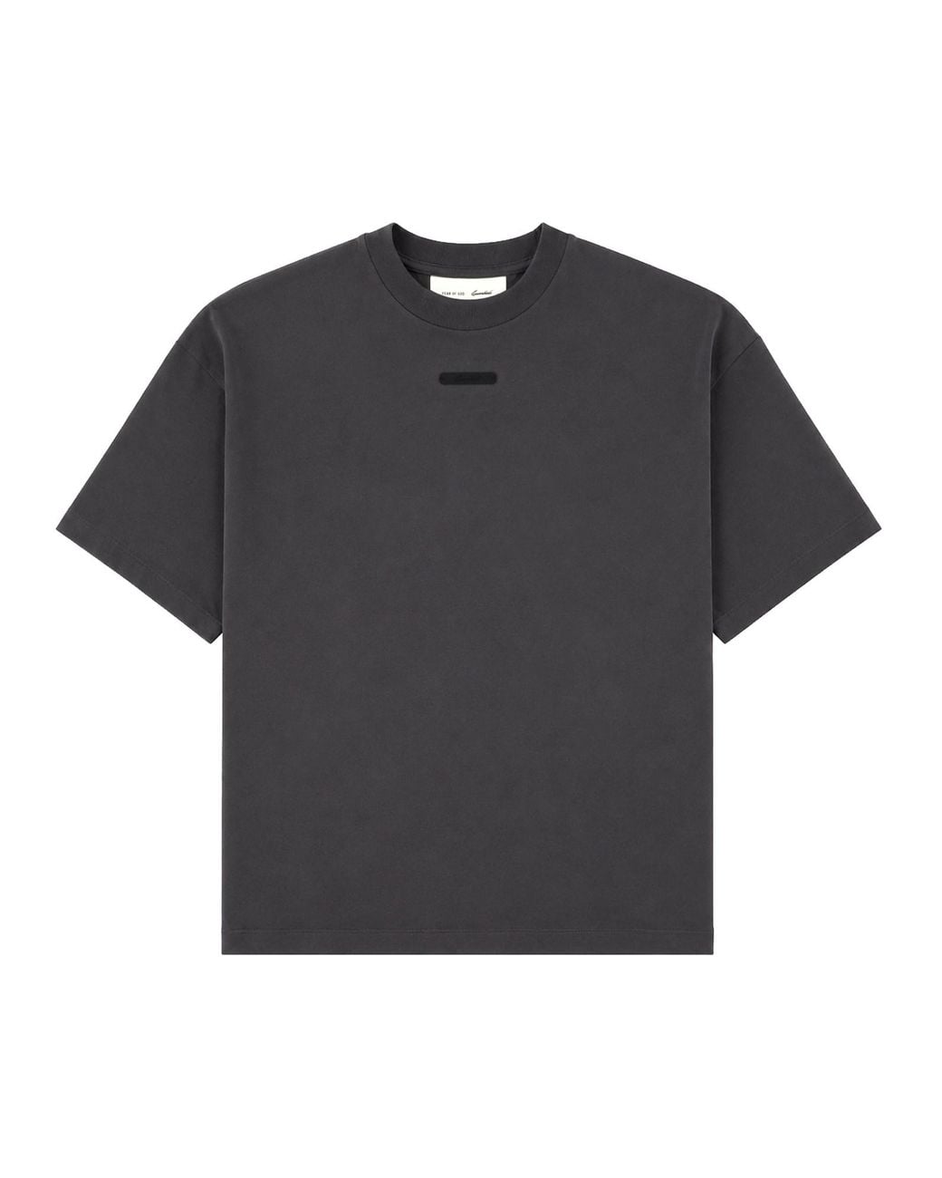 Fear Of God Black T-Shirt "Merch" for men