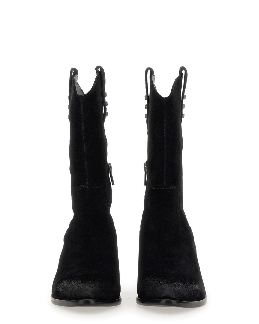 STIVALE HOOPER IN SUEDE di Ash in Black