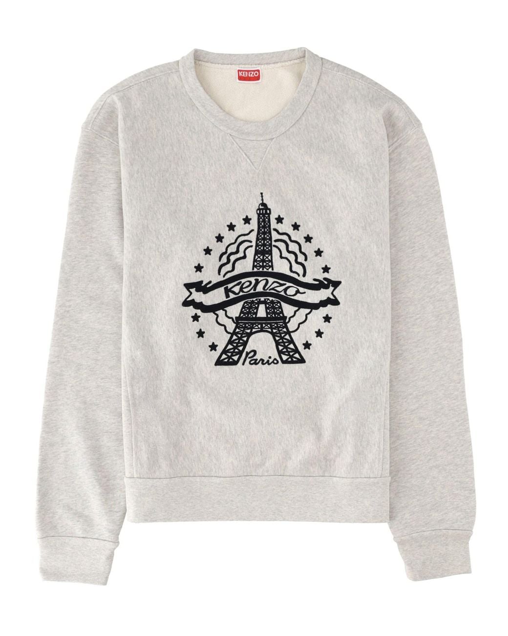 KENZO White Felpa Eiffel Tower" for men