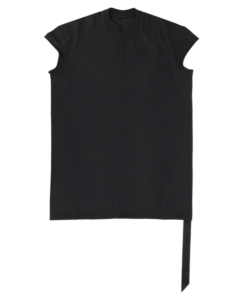 Rick Owens Black Distressed Graphic T-Shirt for men