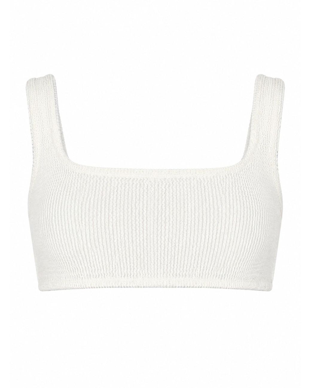 Mc2 Saint Barth White Top Bikini Crinckle "Naima"