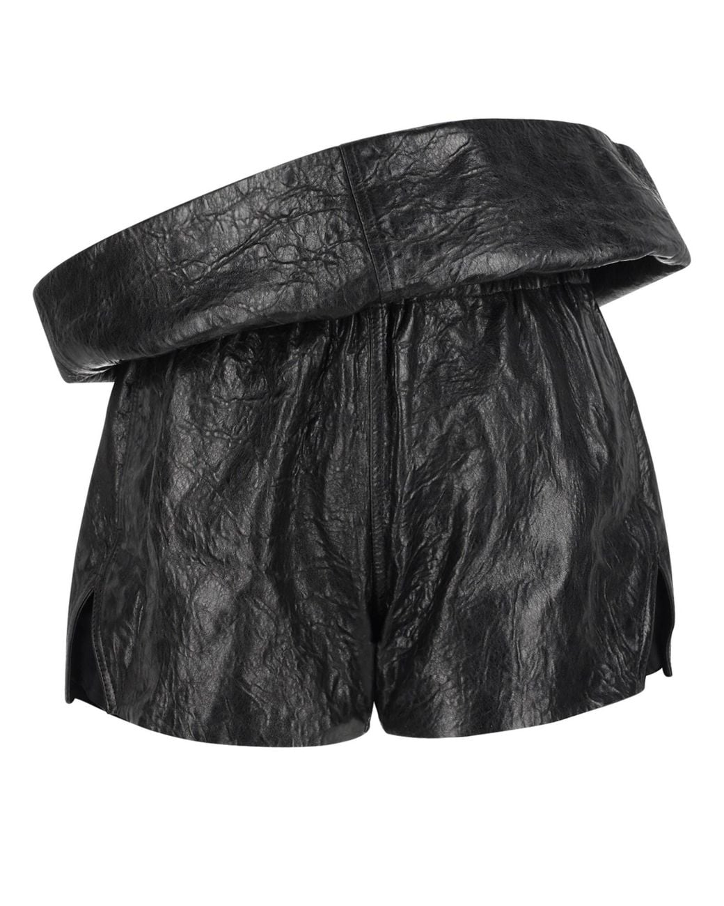 Rick Owens Black Shorts Crater