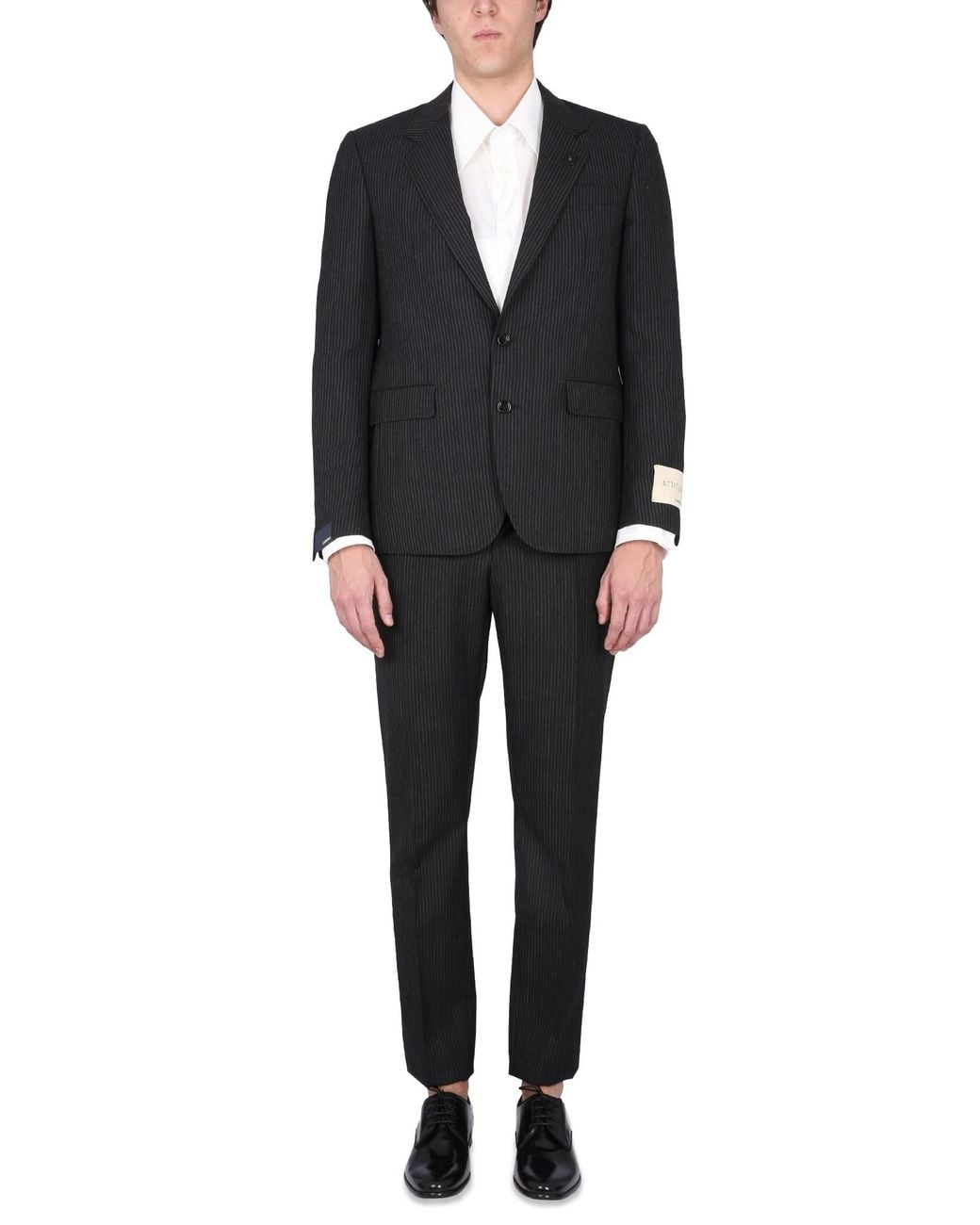 Lardini Black Chessed Dress for men
