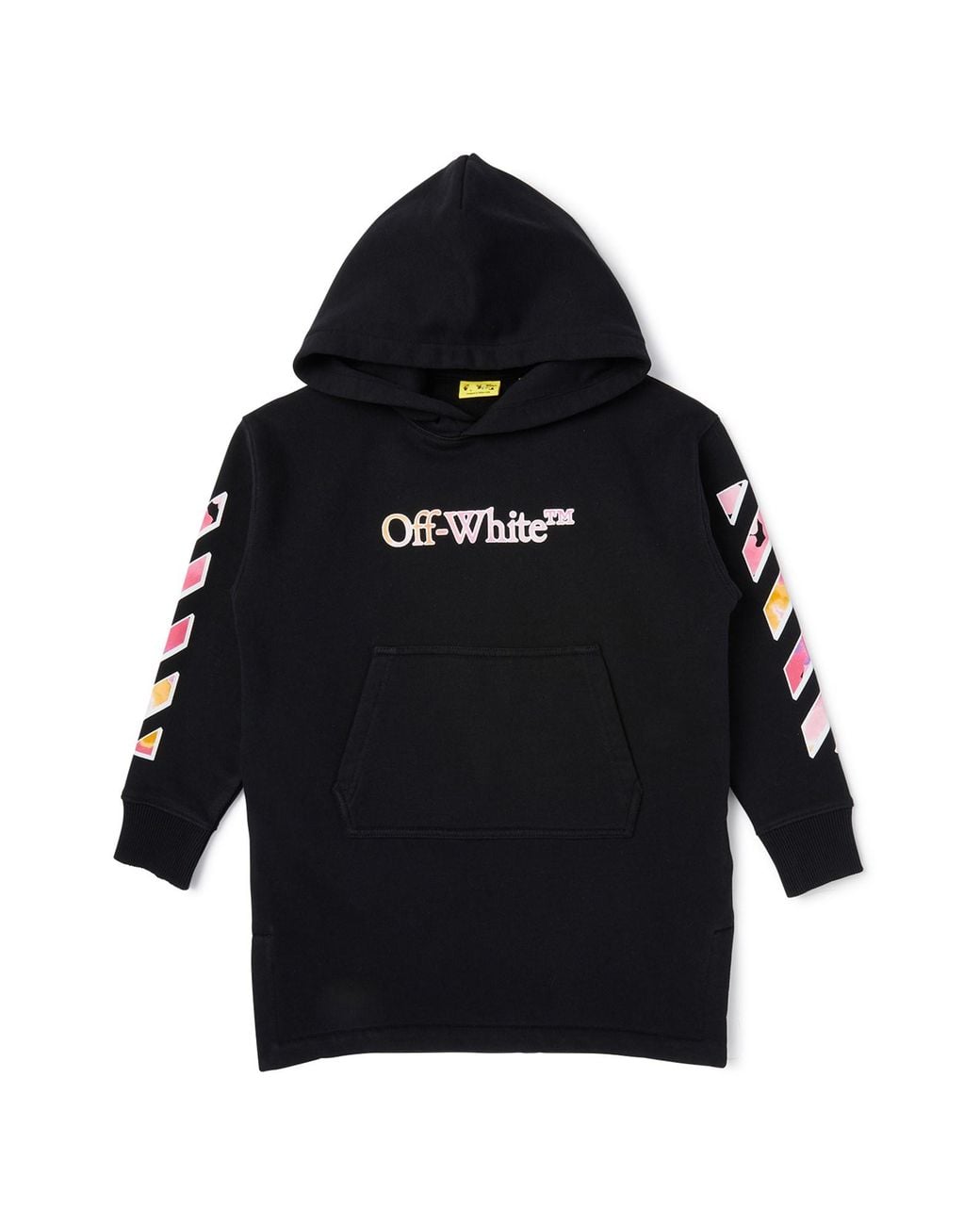 Off-White c/o Virgil Abloh Black "Watercolor Hoodie" Dress