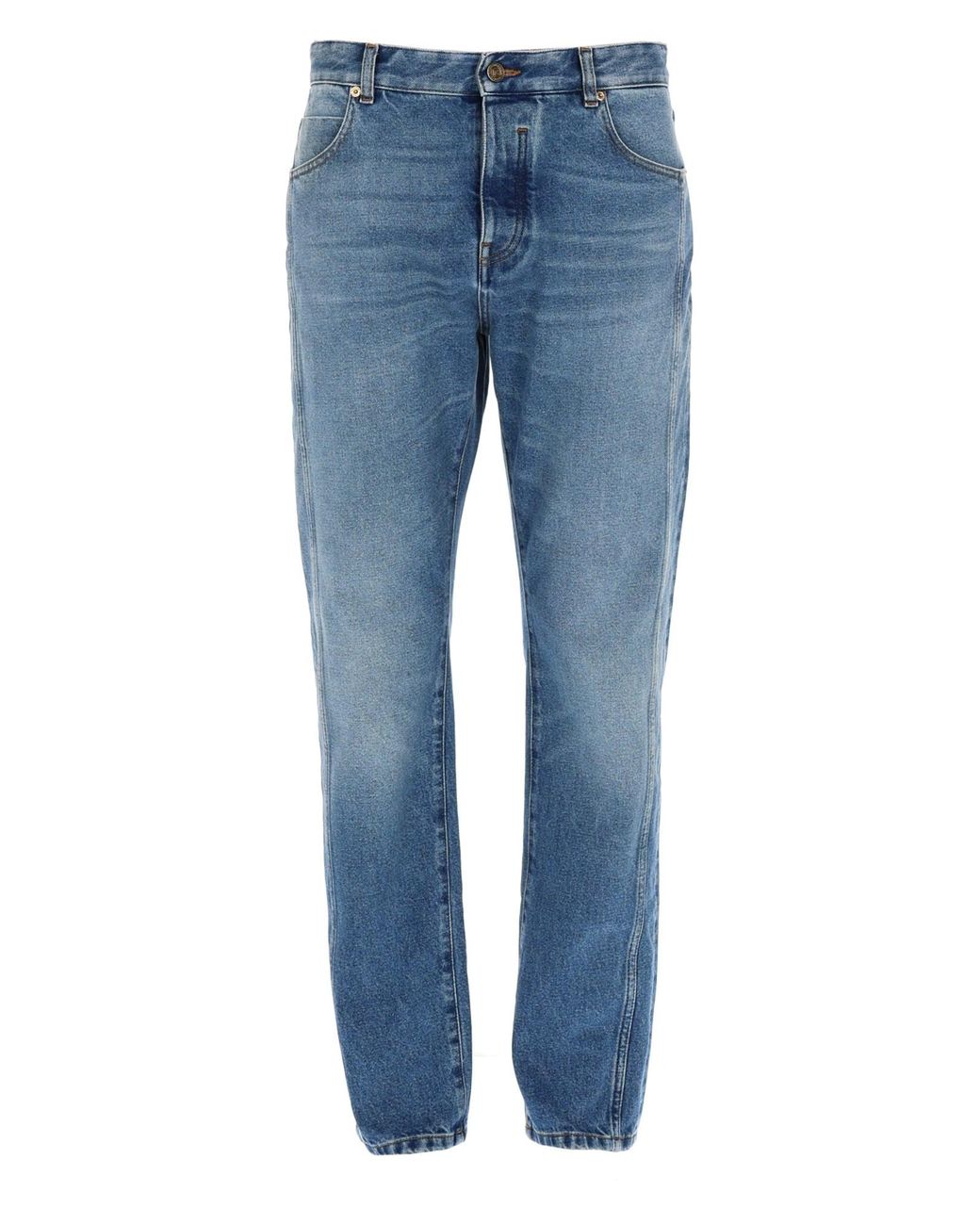Balmain Blue Jeans Dritto for men