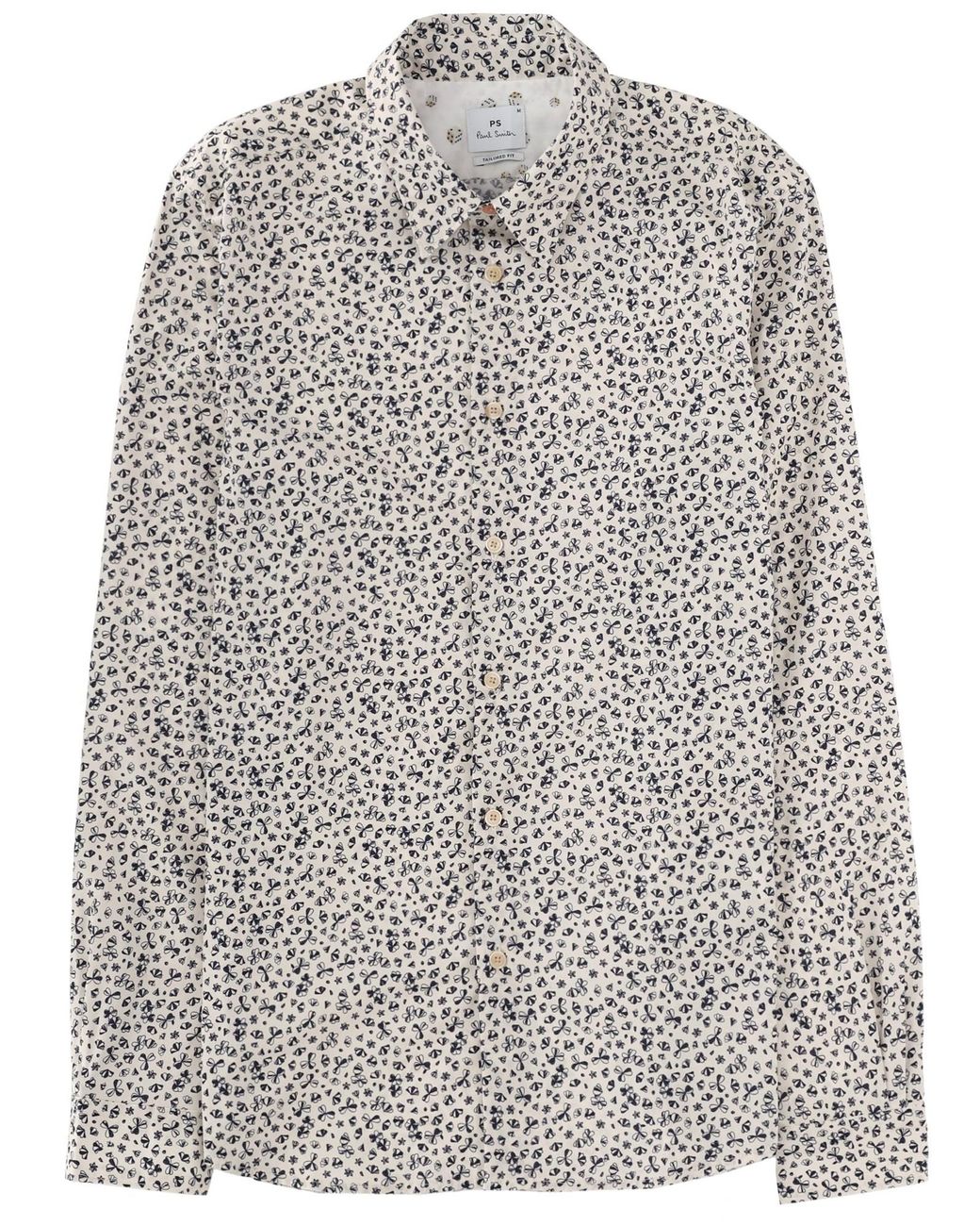 Paul Smith Gray Ps Paul Smith Printed Shirt for men
