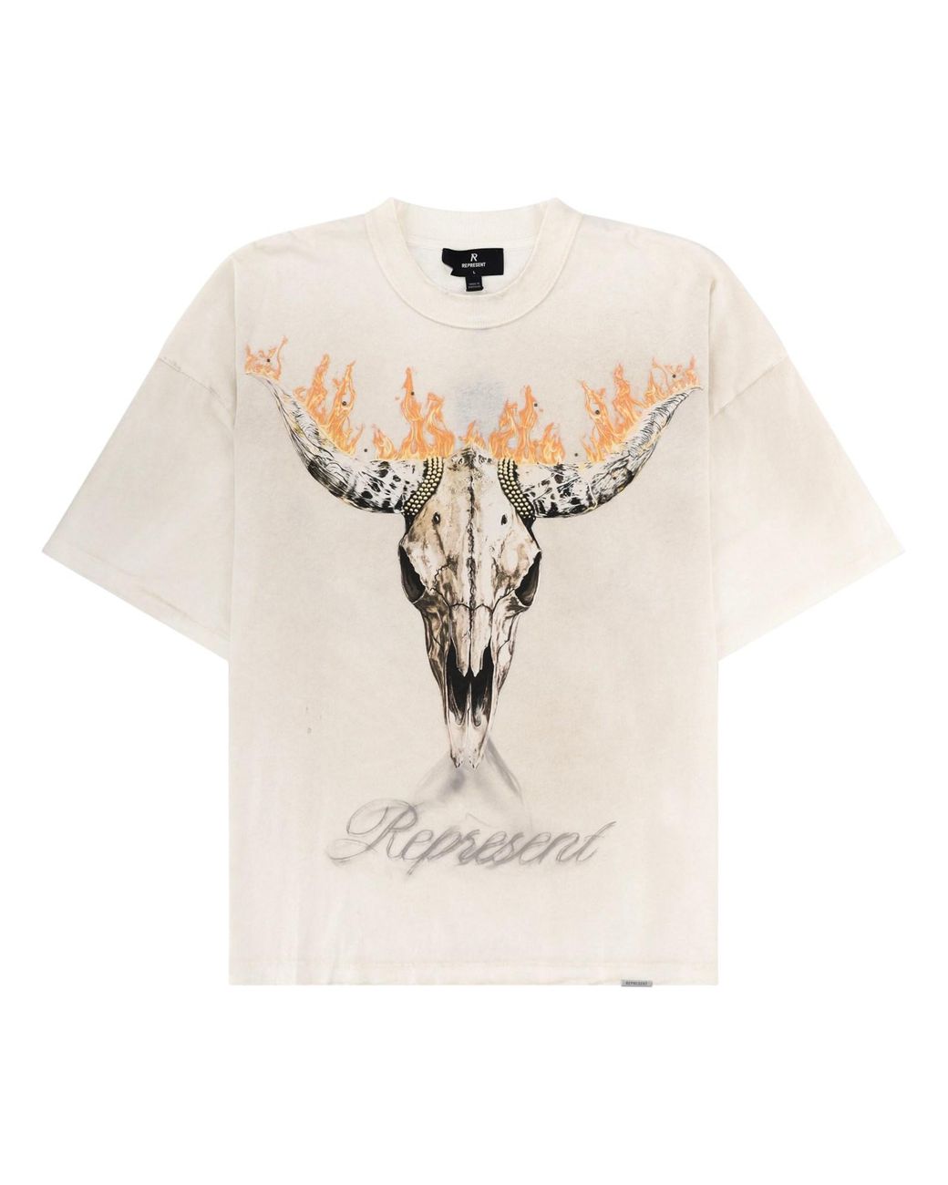 Represent White T-Shirt "British Cowboys" for men