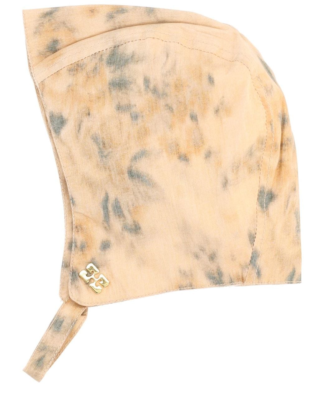 Ganni Natural Cap With Print